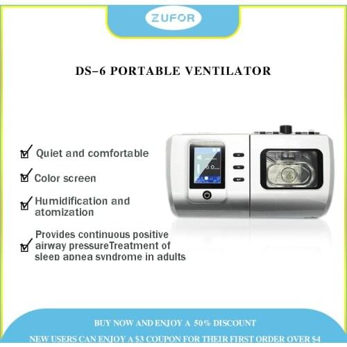 Household portable ventilator auto CPAP machine for sleep apnea machine inside integrated humidifier