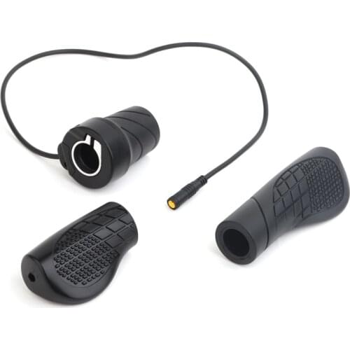 E-BIKE Throttle Left Half Twist Throttle Speed Controller For Bafang Mid Drive Motor BBS01B BBS02B BBSHD Electric Bicycle Kits