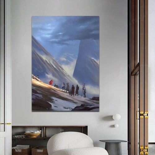 Long May He Reign Canvas Decoration Prints Poster Pictures Home Decor Living Room Bedroom Art Painting Anime