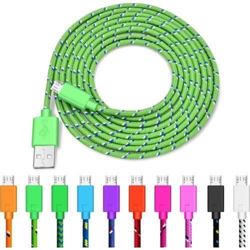 Micro USB Fast Charge Data Cable For Samsung Xiaomi Huawei Honor 8s 8a Android Mobile Phone 8Pin For iphone 6 X USB Charger Cord