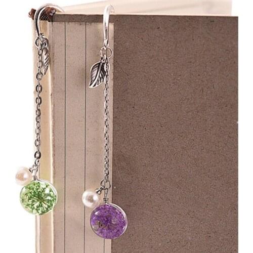 Leaf Shape Plant Constellations Metal Bookmark Luminous Constellation Bookmark for Students Teachers Stationery Book Marker