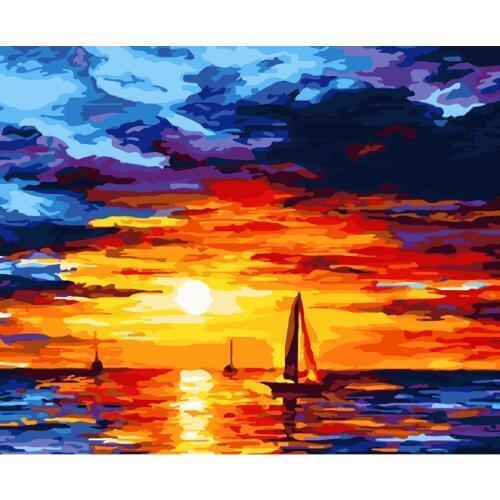 Painting By Numbers Frameworks coloring Wall Art Pictures Home Decor canvas painting by numbers Decorations Modular p