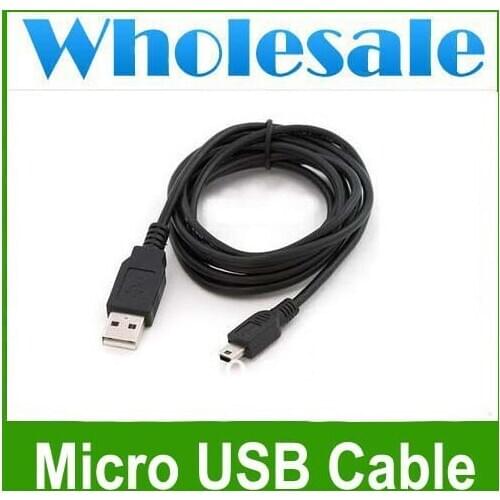 Wholesale Lots 1000 NEW 5 Pin Mini B to A USB 2.0 Cable for Mp3 Mp4 PC Camera