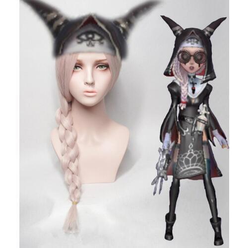Game Identity V Cosplay Wigs Priestess Fiona Gilman Cosplay Wig Heat Resistant Synthetic Wig Halloween Carnival Party Women Hair