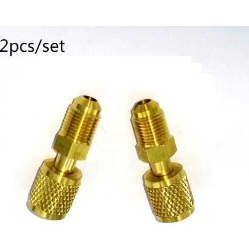 Male 5/16 to Air Conditioning Adapter Female 1/4 SAE R410a Refrigerant Adaptor