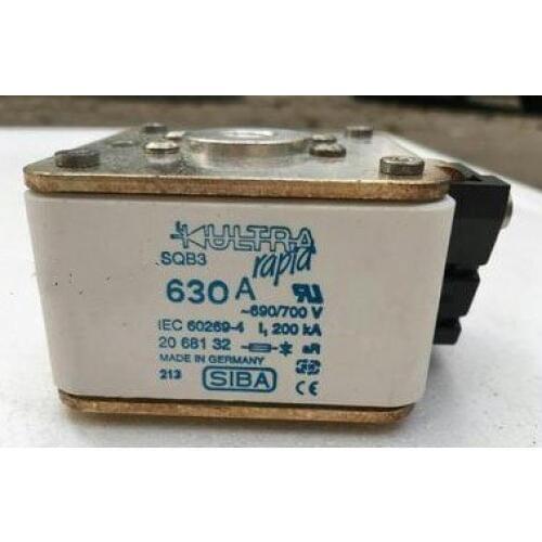 Fuses: SQB3 630A 690/700V 200KA 2068132 / SQB3 700A 690/700V 2068132 / SQB3 800A 690/700V 2068132 aR