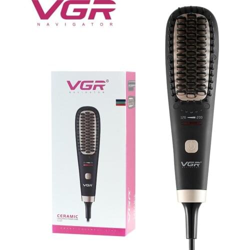 Professional Hair Straightener Hair Curler Brush Hair Comb Straightener Curling Hair Iron Hair Styler Tool Women Hair Brush Soft