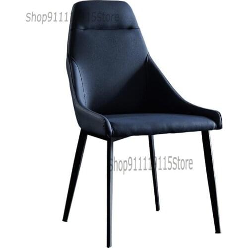 Simple Japanese Dining Chair Modern Light Luxury Creative High Back Designer Model Room Small Family Hotel Dining Chair