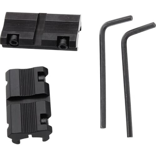 Rail Adapter Dovetail Extend Weaver Scope Mount Picatinny Rail Adapter 11mm to 20mm Converter Tactical Bases Rifle Airsoft