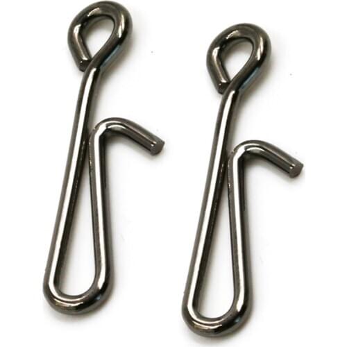 200/500/1000 PCS Fishing Snap Swivel Stainless Freshwater Hanging Snap Bass Carp Trout Fly Ice Fishing Line Hook Connector