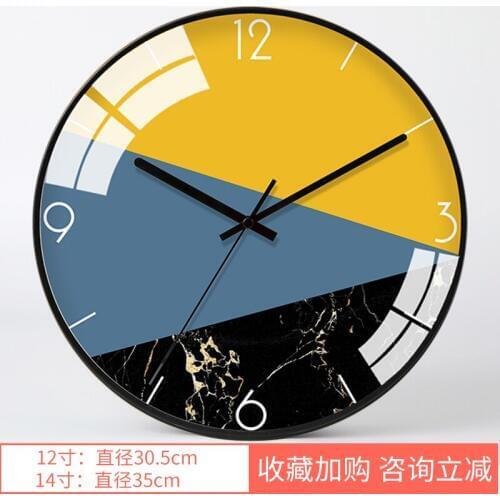 Nordic Luxury Simple Wall Clock Living Room Home Modern Design Creative Wall Clocks Kitchen Art Reloj Pared Wall Watch AB50ZB