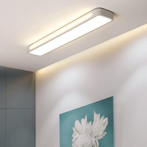 Free Shipping Aisle lights rectangular corridor lights porch lights simple modern kitchen balcony lights office strip ceiling lamp