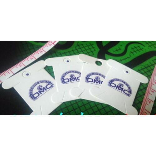 60pcs/lot 2.5x4cm paper thread plate pieces Cross stitch tool cotton wire pad line winding sheet DIY organizer set plus