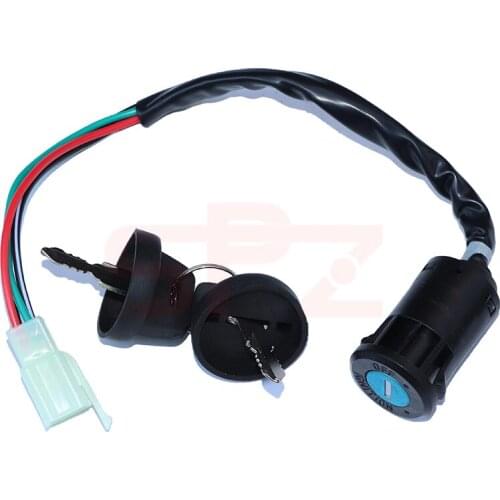 For Chinese Quad 4 Wheeler ATV Go Kart Sunl Roketa Kazuma 50cc 70cc 90cc 110cc Universal 4 Pin Motorcycle Ignition Switch Key