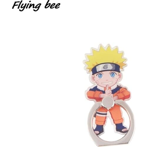 X1808 Anime Ninja Universal Creative Mobile Phone Ring Stand Anti-drop Ring Buckle Lazy Bracket Phone Accessories For Students