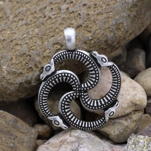 Youe shone Solar pendant Serpentine Pendant Baltic Swastika Solar symbol