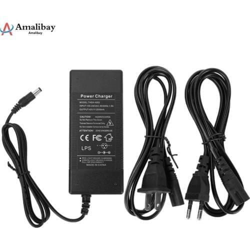 8 inch Scooter Charger 2A for KUGOO S1 S2 S3 ETWOW Charging Adapter US EU Plug Xiaomi Scooter M365 Parts