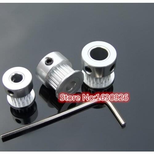 10pcs Free shipping GT2 alumium timing pulley 36teeth alumium bore 8mm fit for GT2 belt width 6mm for CNC 3D printer