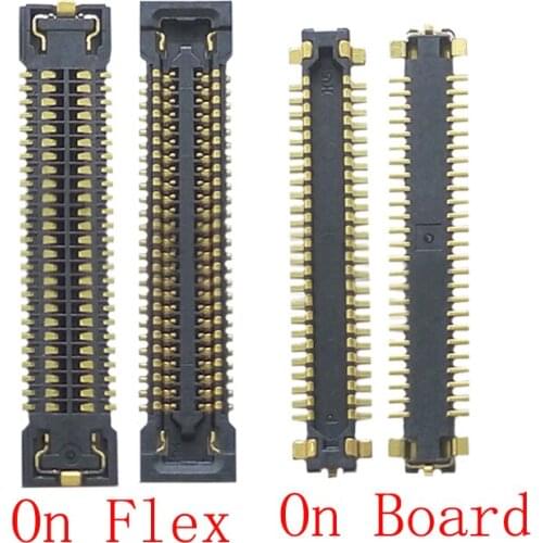10Pcs LCD Display Screen Touch Plug Flex FPC Connector For Xiaomi Mi 8 SE Mi8 M8 8SE M8SE Mi8SE Contact Jack Clip On Board 50pin
