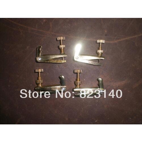 4 PCs Brass Violin Fine tuners 3/4-4/4