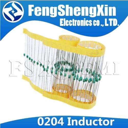 50pcs/lot 0204 Color ring inductance 1/6W 0.125W Inductor 2.2/3.3/4.7/6.8/10/22/33/47/56/100/220/330/470/560/680/820/10000 uH MH