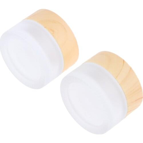 5g Glass Cosmetic Box Bottle Cream Glass Jar Pot Lotion Container Empty 4pcs