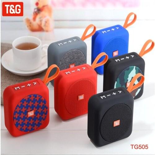 T&G TG505 Wireless Mini Bluetooth Speaker Stereo Portable Handhold Loudspeaker Outdoor Subwoofer With TF FM Speakers