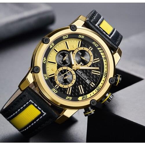 Creative Chronograph Sport Men Watch Luxury Quartz Watches Men Clock Army Military Wristwatches Hour Relogio Masculino