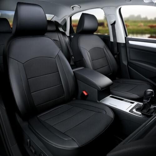 Custom Fit Car Seat Covers for Subaru XV 2020 2019 Accessoies Genuine Leather&PVC Leather Seats Cover Cushion Styling 12PCS/Set