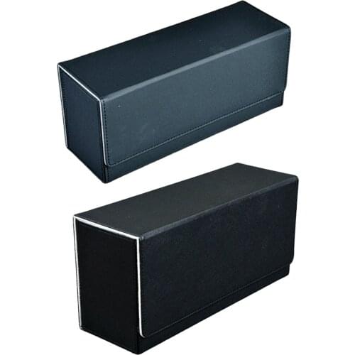 PU Leather Cards Protection Storage Box Game Card Index Cards Sport Cards Protector Holder Container