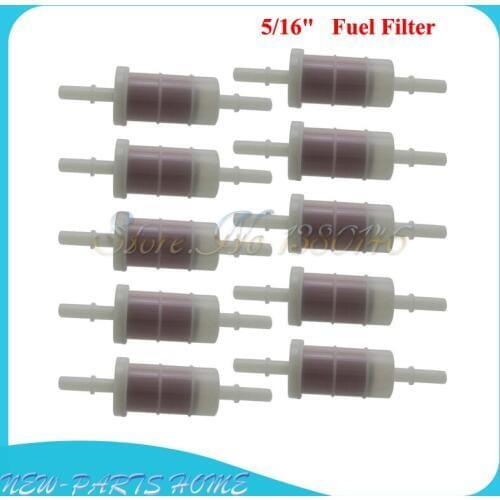 10pcs 5/16" Fuel Filter For Mercury Marine Mercruiser 35-879885Q, 35-879885T Sierra 18-7718