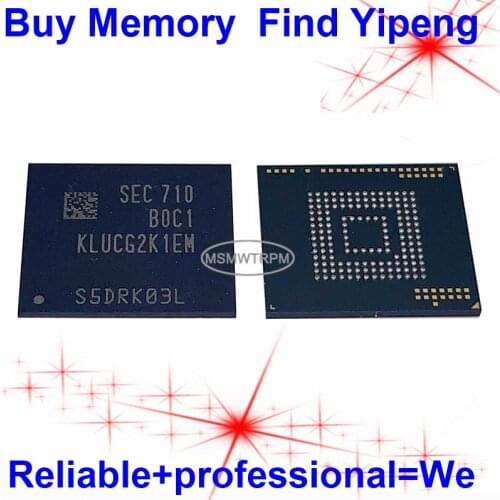 KLUCG2K1EM-B0C1 BGA153Ball UFS2.1 2.1 64GB Mobilephone Memory New original and Second-hand Soldered Balls Tested OK