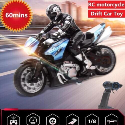 High Speed Remote Control RC Stunt Motorbike 360 degree Rotation drift Car 60mins Drive Racing Motorbike RC Motorcycle Toy model