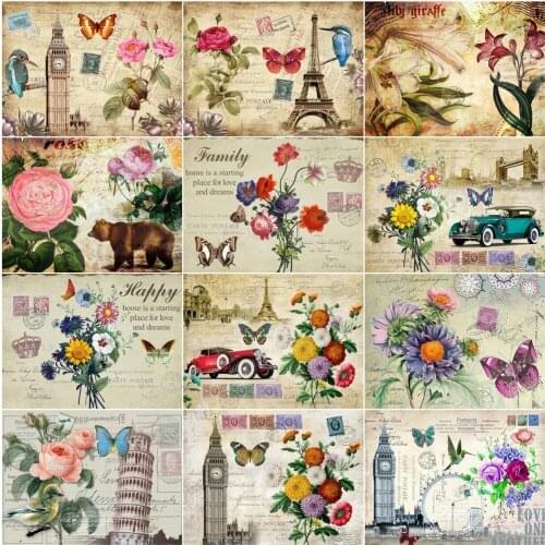 Diamond Mosaic Butterfly Flowers Cross Stitch Picture Of Rhinestones 5D Diamond Painting Kit Animal Mosaic Home Decor Needlework