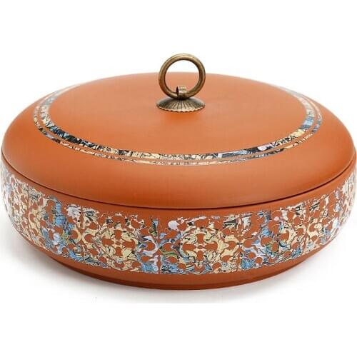 Smell Proof Box Bag Storage Box Tea Caddy Ceramic Leaves Container Box Scatola Porta Bustine Tisane Storage Supplies AB50CY