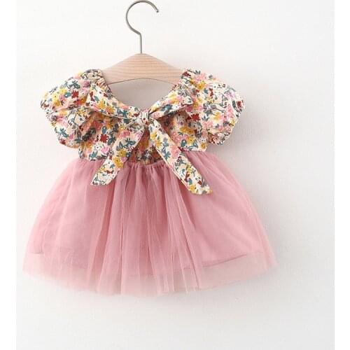 Summer Infant Baby Girl Dress Toddler Girls Clothes Casual Print Princess Birthday Party Dresses 0-2 year Baby Clothing Vestidos