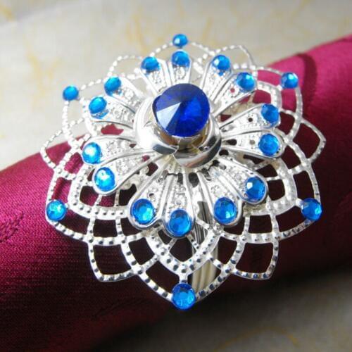 Metal snowflake napkin rings ,napkin holder