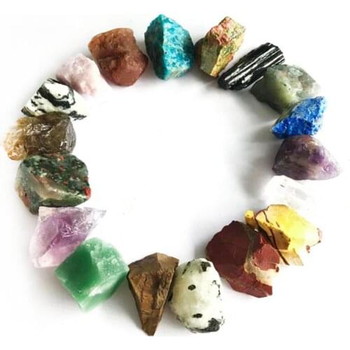 Wholesale 100g natural Spiritual crystals healing mixed color rough stones chakra raw for meditation