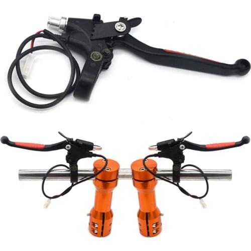 1 Pair Alloy Electric Brake Handles Pedal Electric Car Vehicle Brake Levers Bicycle Handle Brakes to Brakes Cycling Parts