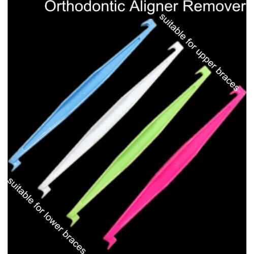 100pcs/Lot Dental Orthodontic Aligner Retainer Brace Remover 2-Heads
