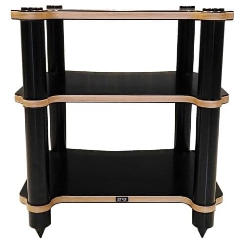 Three layers audio cabinet equipment rack CD amplifier shelf