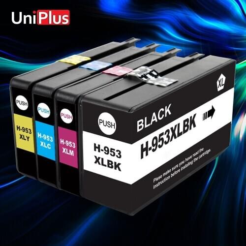 UniPlus Comaptible HP Printer hp953 hp-953 953XL New Full Ink Cartridge for HP Officejet Printer 8720 8725 8728 8730 8740 7730