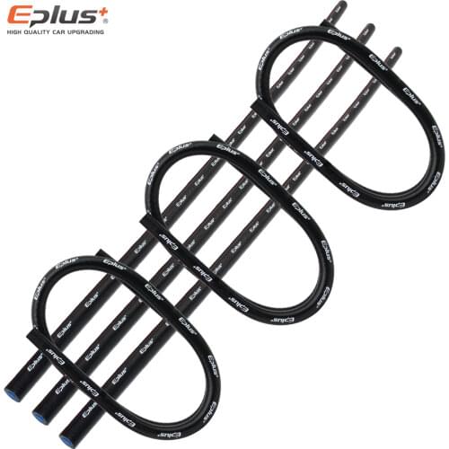 EPLUS ID 18mm OD 27MM car Silicone hose High quality Radiator intercooler universal braided tube 1 meter Red Blue Black