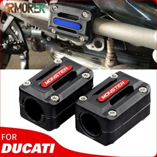 High Quality Motorcycle Engine Protection Guard Bumper Decorative Block For Ducati Multistrada 1200 Monster Supersport Diavel