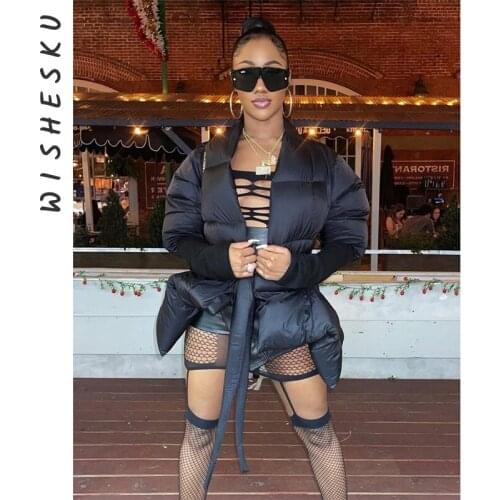 WISHESKU Women's Parkas