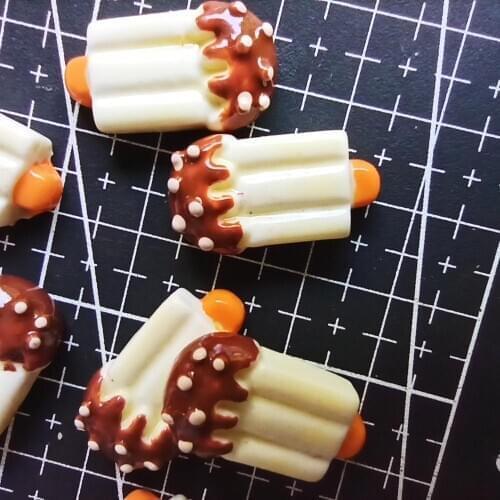 1pcs/lot resin flat back white color candy ice 23mm Scrapbook Embellishment DIY Phone Decoration B406-2