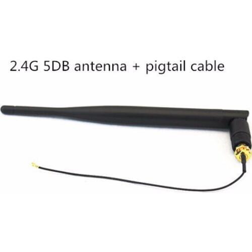 Lot of 10pcs huawei 2.4GHz tilt Rubber Duck WIFI Antenna 5DBi AND pigtail with ufl connector