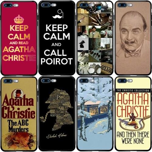 Cover Case for Xiaomi Redmi Note 6 7 9 8T 10T 9S 9A 8A A3 A2 A1 Pro Lite Black Shark Mix Max Agatha Christies Poirot