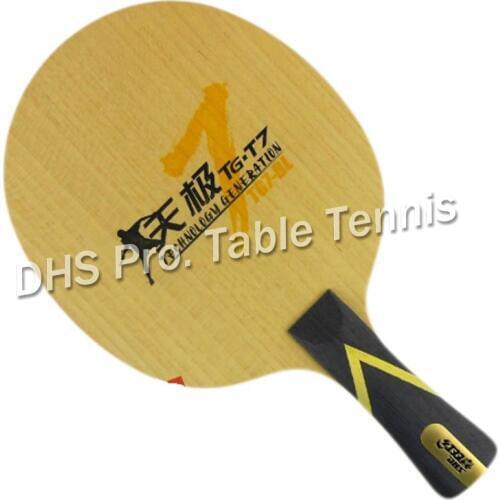 DHS TG7.P2 ( TG7-P2, TG7 P2) 5-Full-Wood, Attack+Loop, OFF++ Table Tennis Blade (Shakehand) for PingPong Racket