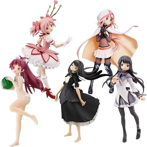 Anime Mahou Shojo Madoka Magica Action Figure Girl Model Toy Collections SQ Kaname Madoka Akemi Homura Sleeping Swimming Posture